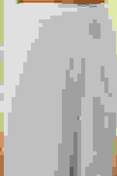 Off-White and Blue Cotton Straight Suit Set image number 2