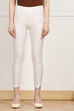 Off White Nylon Skinny Leggings image number 4