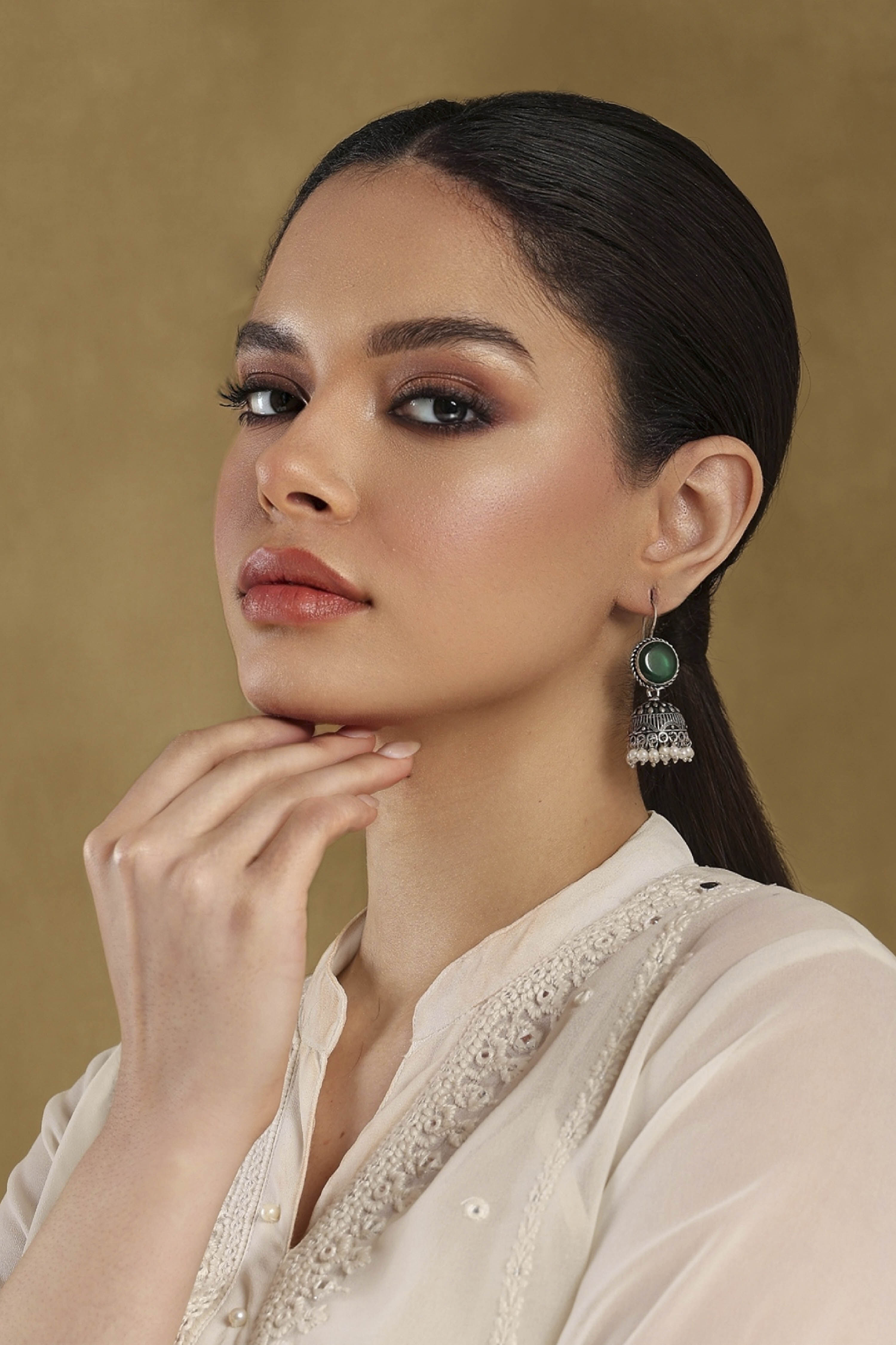 Green Brass Studs image number 3