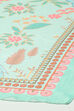 Cream Cotton Blend Digital Print Unstitched Suit Set image number 4