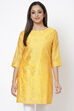Blue Art Silk Short Yarndyed Kurti image number 3