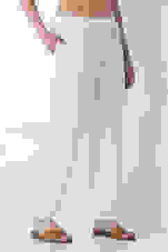 White Viscose Lycra Harem Pants image number 3