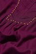 Purple Viscose Rayon Straight Suit Set image number 3