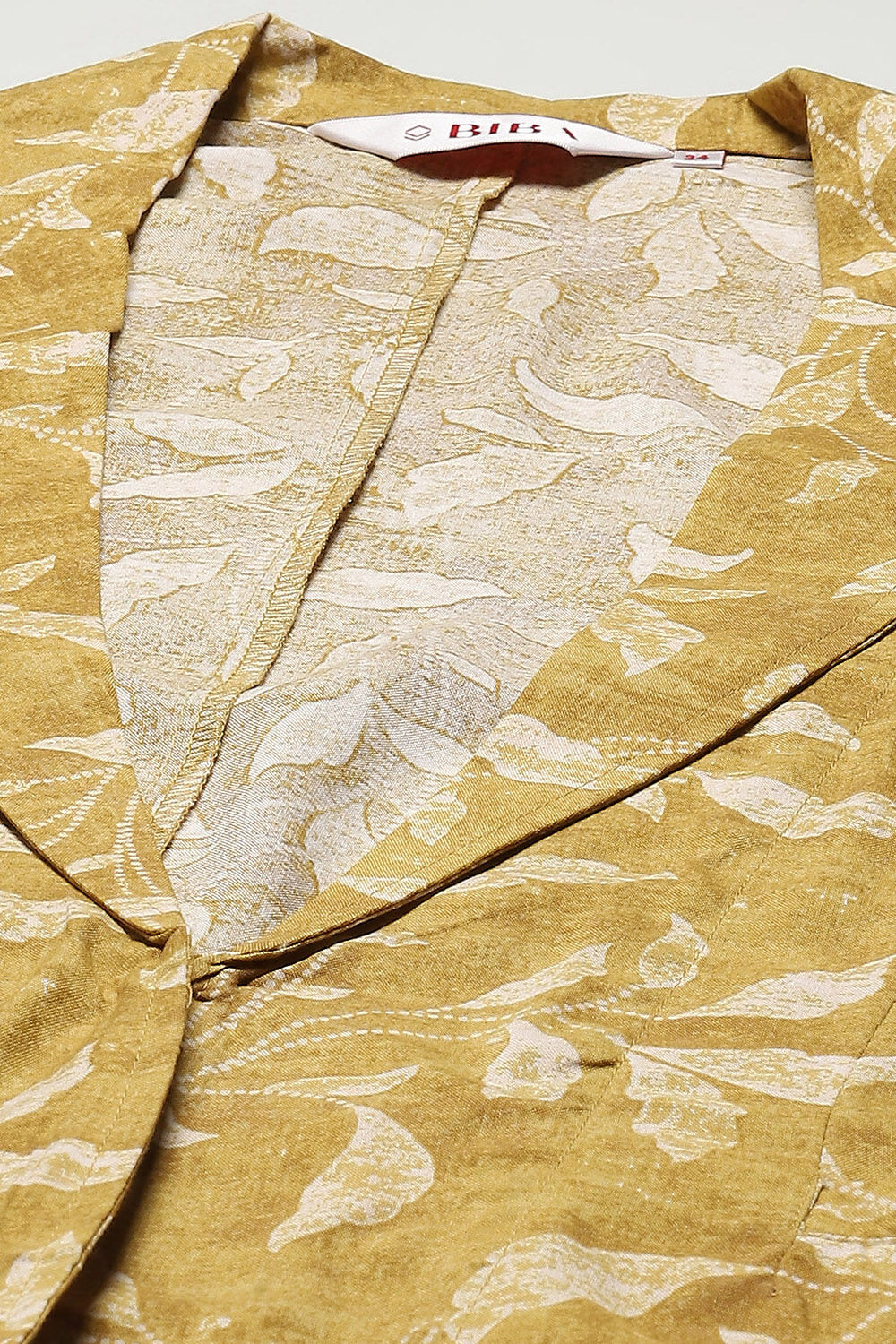 Ochre Rayon Straight Jacket image number 1