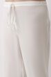 Off White Cotton Regular Pants image number 1