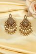 Gold Plated Brass Drop & Dangler Earrings image number 0