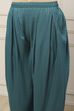 Teal Viscose Rayon Abstract Printed Straight Suit Set image number 2