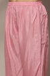 Baby Pink Organza Unstitched Suit set image number 3