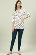 Camel Cotton Blend Solid Churidar image number 5