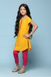 Blue Cotton Straight Solid Kurta Set image number 3