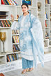 Blue Cotton Blend Digital Print Unstitched Suit Set  image number 2