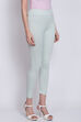 Yellow Viscose & Lycra Leggings image number 2
