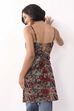 Green Cotton Geometric Printed Lace-Up Kurti image number 3