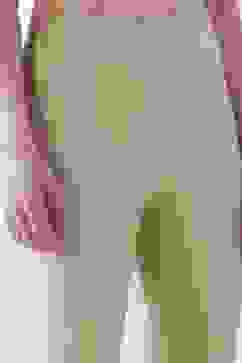 Gold Nylon Blend Leggings image number 1