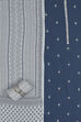 Blue Cotton Woven Unstitched Suit Set image number 1