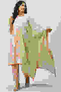 Blush Brown Poly Cotton Straight Suit Set image number 6