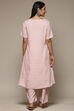 Indigo Rayon Asymmetric Kurta Palazzo 2 Piece Set image number 4