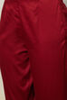 Navy Blue Poly Viscose Straight Kurta Slim Pant Suit Set image number 3