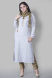 Grey Cotton Easy Stitch Suit Set image number 0