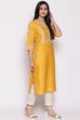 Pink Cotton Silk Yarndyed Kurti image number 3