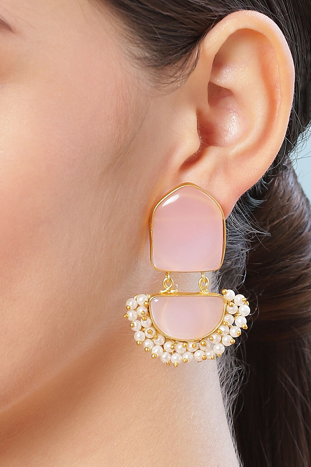 Peach Earrings image number 1