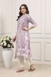 Green Viscose Rayon Printed Straight Kurta image number 2