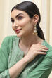 Off White Alloy Drop & Danglers image number 3