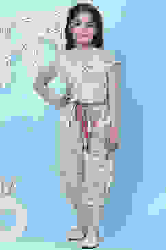 Ecru Cotton Straight Jumpsuit image number 5