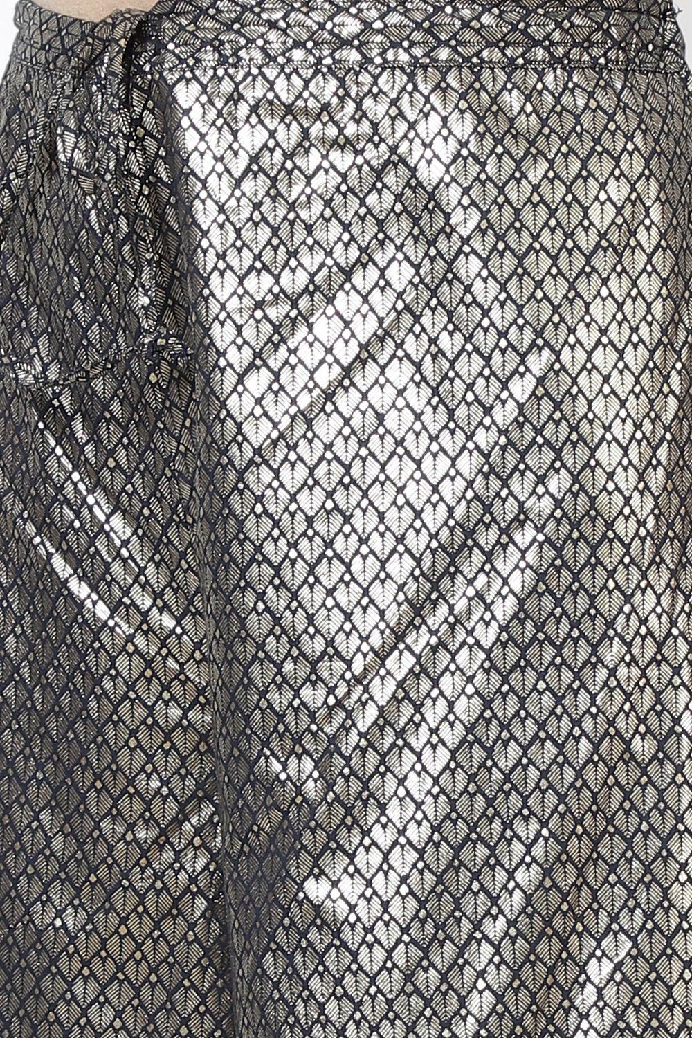 Navy Blue Relaxed Kurta Palazzo Suit Set image number 2