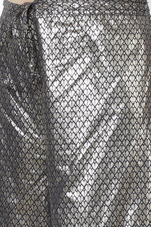 Navy Blue Relaxed Kurta Palazzo Suit Set image number 2