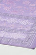 Lavendar Silk Blend Digital Print Unstitched Suit Set image number 4