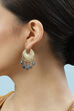 Gold Brass Earrings image number 1