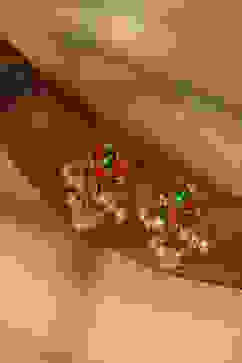 Pink Brass Studs image number 0