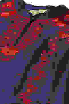 Rohit Bal Indigo Cotton Blend Straight Kurta Suit Set image number 1