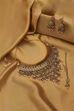 Gold Plated Brass Statement Necklace Set image number 1