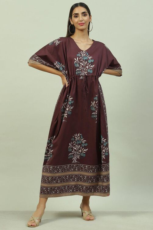 Grey Cotton Printed Nightwear image number 0