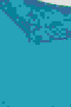 Aqua Blue Acrylic Straight Yarndyed Kurta image number 1