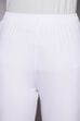 Black Cotton Blend Solid Churidar image number 5