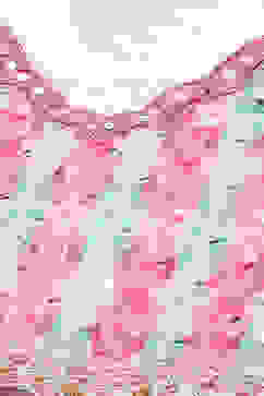 Pink Polyester Short Kurta Printed Suit Set image number 1