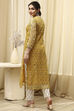 Coral Cotton Hand Block Print Unstitched Suit Set image number 5