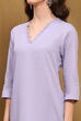Green Cotton Blend Solid Straight Kurta image number 1