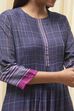 Navy Berry Rayon Flared 2 Piece Set image number 1
