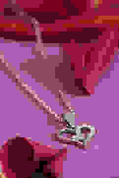 Silver Brass Necklace image number 2