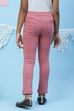 Grey Straight Poly Span Girls Bottom Wear image number 5
