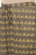 Navy Cotton A-Line Kurta Pant Suit Set image number 2