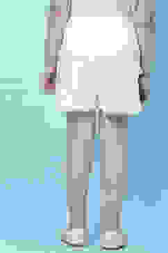 White Cotton Shorts image number 4