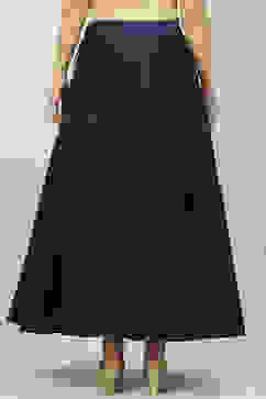 Navy Art Silk Skirt image number 4