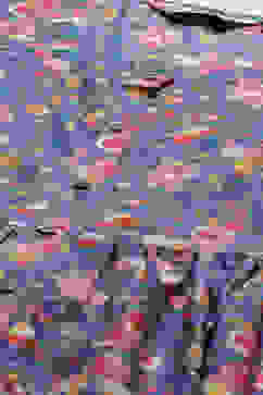 Blue Cotton Gathered Kurta Pants 2 Piece Set image number 1