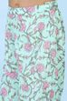 Mint Green Cotton Printed Straight Suit Set image number 2