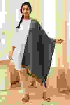 Green Cotton Blend Dupatta image number 4